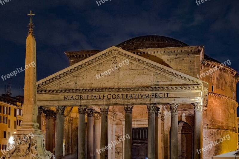 Pantheon Rome Italy Architecture Building