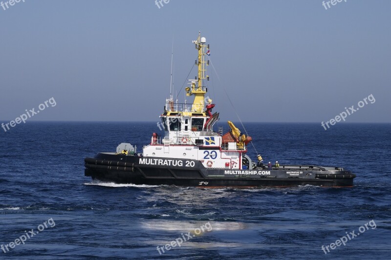 Tug Towage North Sea Maritime Transport Tow