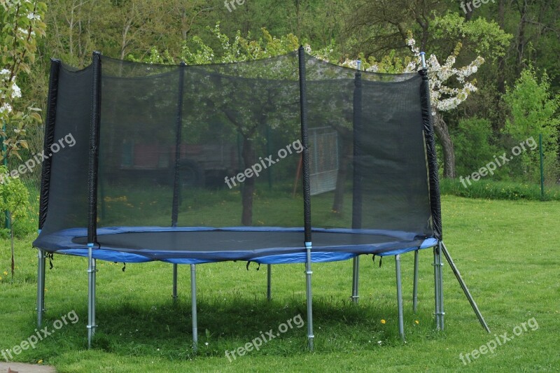 Trampoline Garden Free Photos