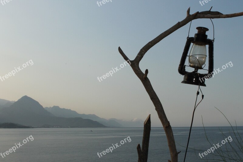 Turkey Kemer The Mediterranean Sea Sea Lantern