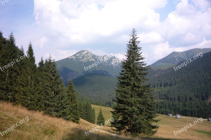 Tatry Poland Mountains Landscape Nature