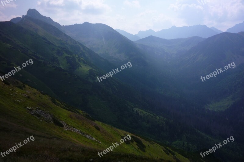 Tatry Poland Mountains Landscape Nature