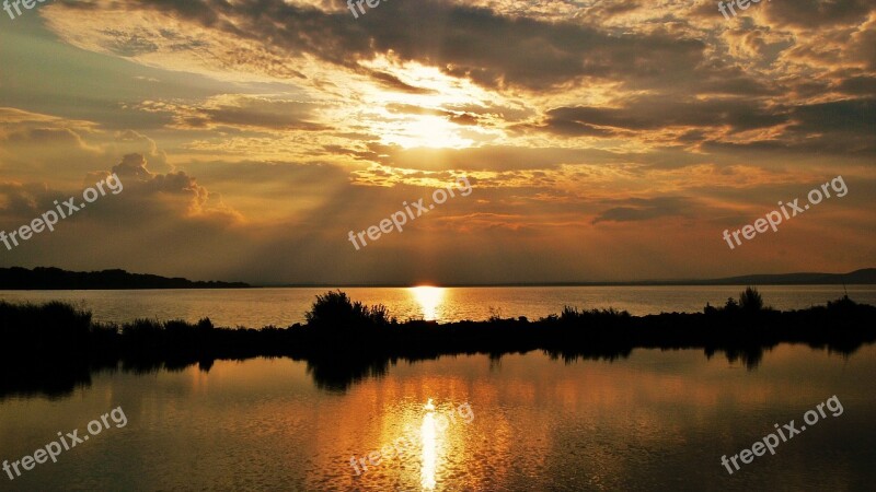 Lake Balaton Water Lake Nature Summer