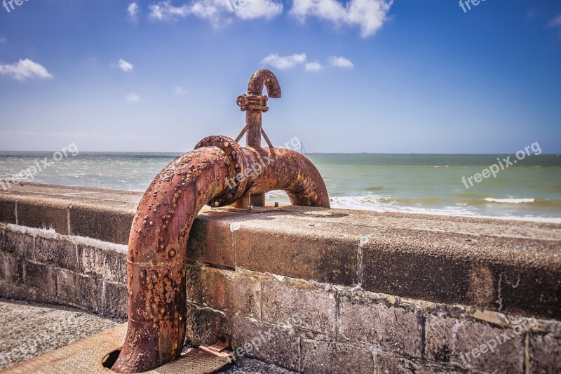 Oil Pipe France Le Havre Port