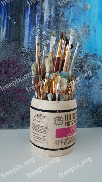 Brush Color Acrylic Free Photos