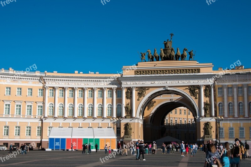 Arch Architecture The Headquarters Stone Arch Petersburg