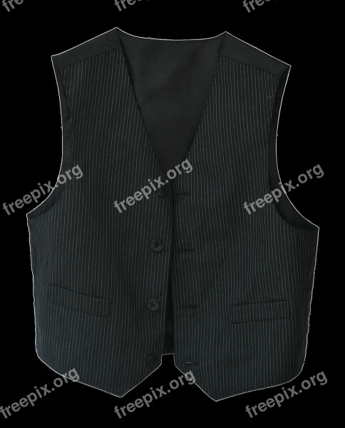 Vest Waistcoat Pinstripe Clothing Clothes