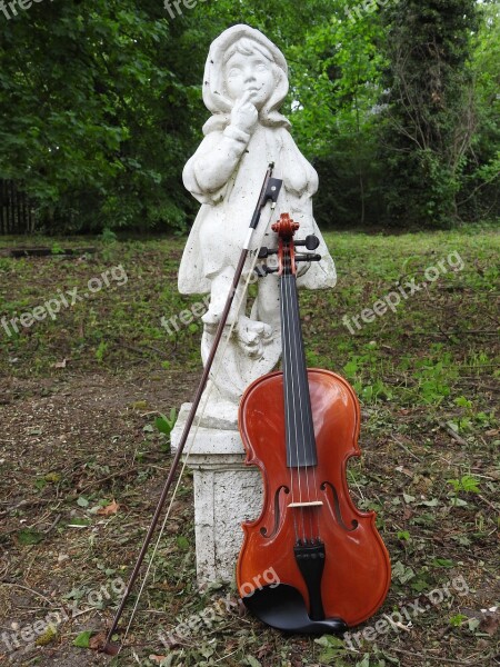 Violin The Figurine Instrument Music Ornament