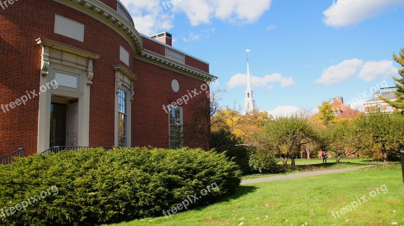 Harvard Library Campus Cambridge University