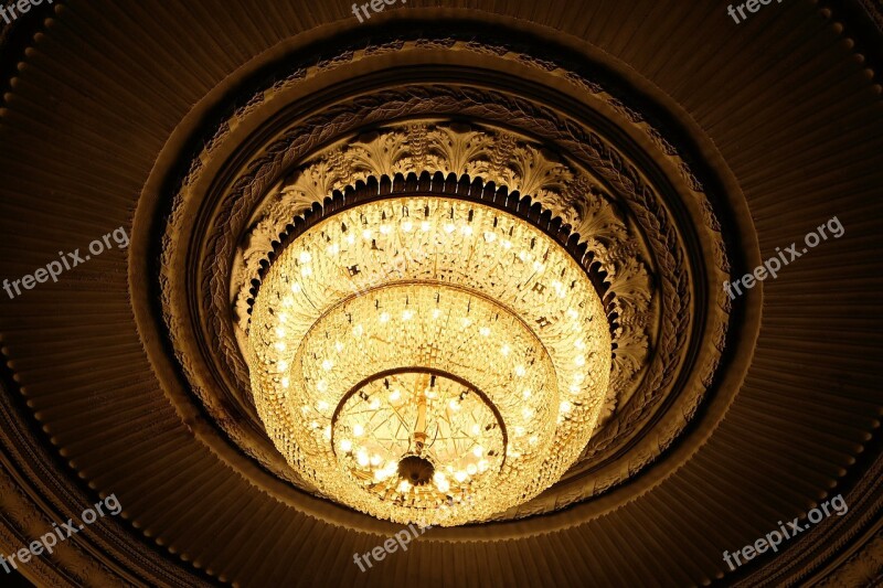 Light Chandelier Architecture Theatre Free Photos