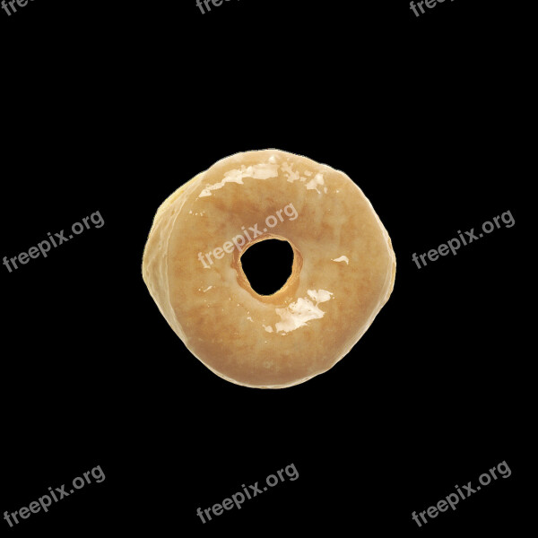 Doughnut Donut Isolated Doughnut Glazed Isolated Donut