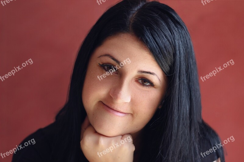 Girl Portrait Female Young White