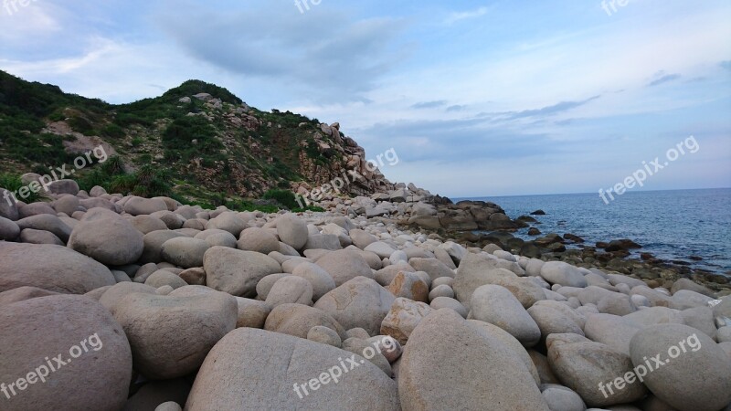 Sea Landmark Rock Sea Free Photos