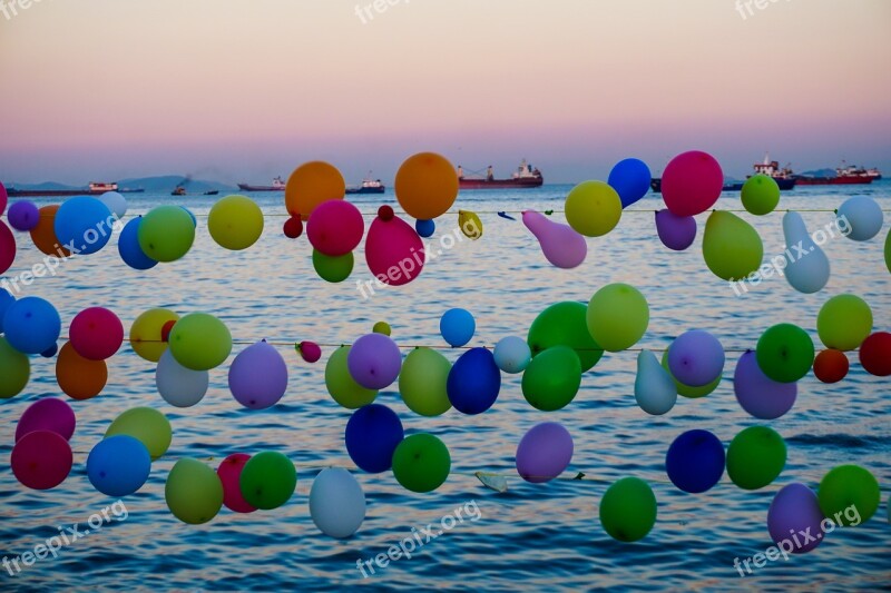 Balloon Marine See Turkey Silhouette