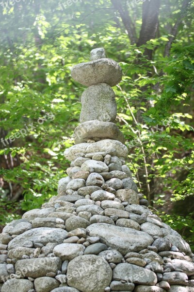 Stone Pagoda Sculpture Korea Yongam Temple Summer