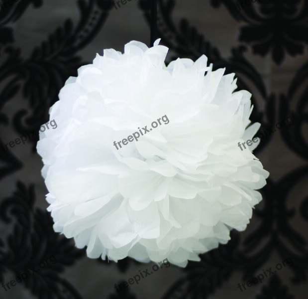 Tissue Paper Pom Wedding Decorations Wedding Pom Decoration