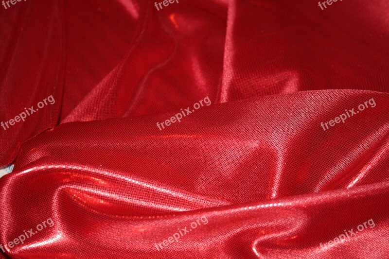 Fabric Satin Metallic Textile Material