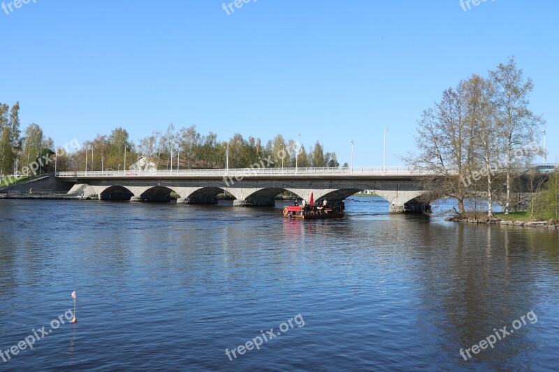 Lake Liekovesi Bridge Vammaskoski Sastamala