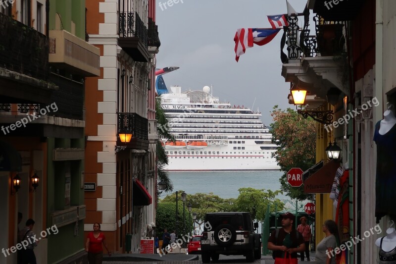 Puerto Rico Street Ship Free Photos