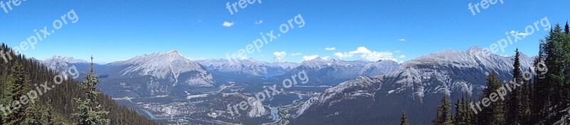 Mountains Banff Canada Alberta Rocky