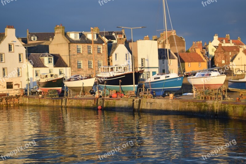 Scotland Fife East Neuk St Monans Harbour