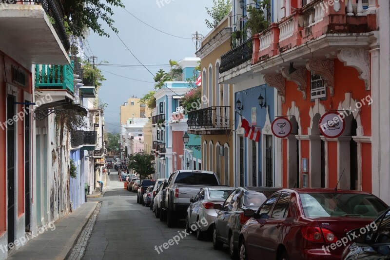 Puerto Rico San Juan Old Street Free Photos