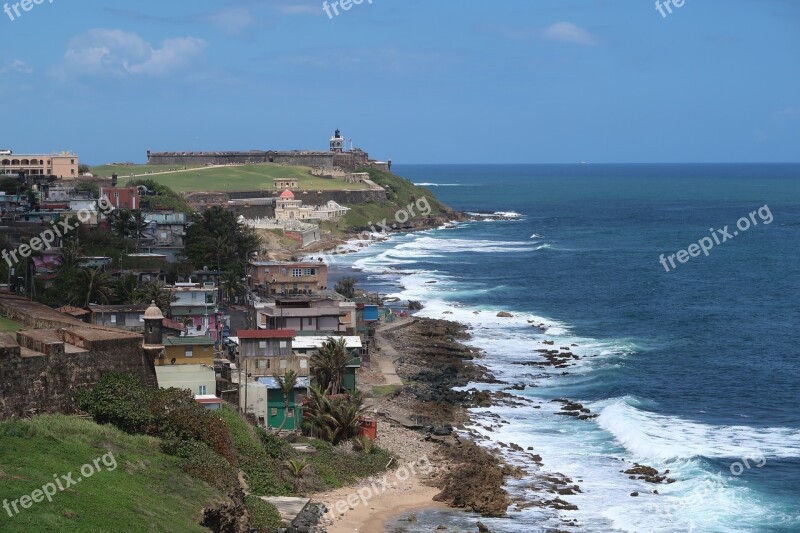 Puerto Rico San Juan Ocean Free Photos