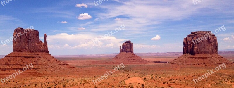 Monument Valley Outdoors Landscape Travel Nature