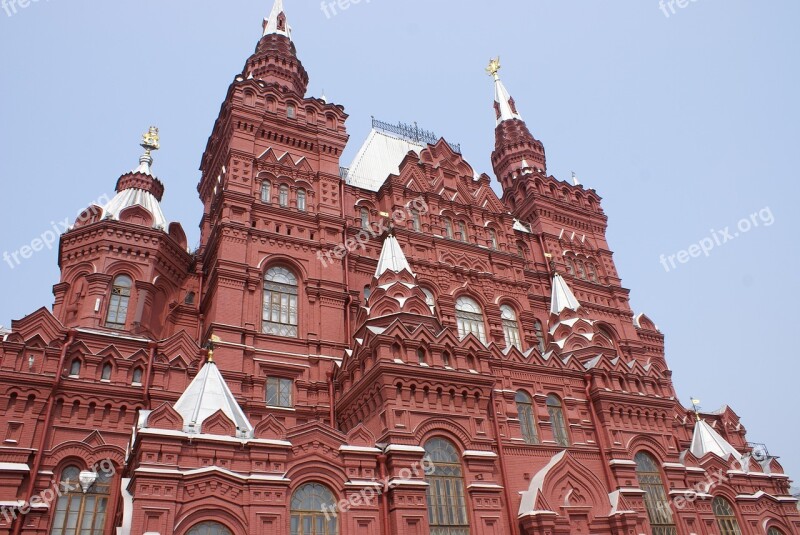 Russian Architecture Museum Red Square Historical Museum Monument