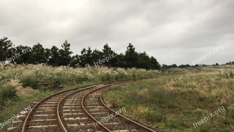 The Railroad Line Reed Wind Overcast Travel