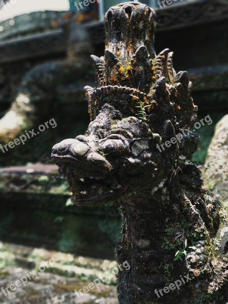 Bali Temple Statue Religion Hindu