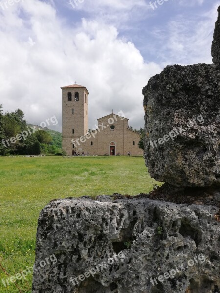 Abbey Stones Italy Stone Wall