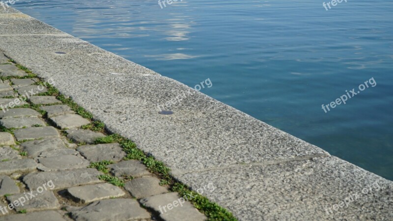 River Lake Vevey Switzerland Canal