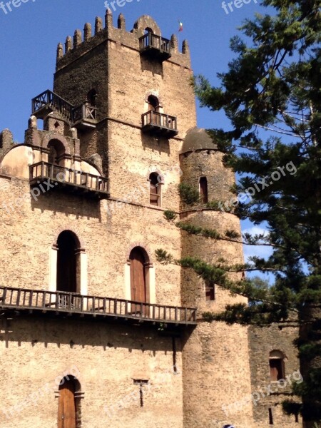 Gondar Ethiopia Imperial Palace Castle Gonder