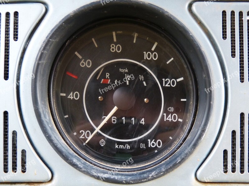 Automobilismo Odometer Marker Volkswagen Beetle