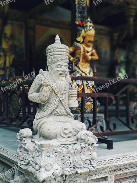 Bali Temple Statue Religion Hindu