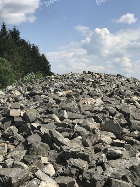 Nature Rock Stone In The Free Sky