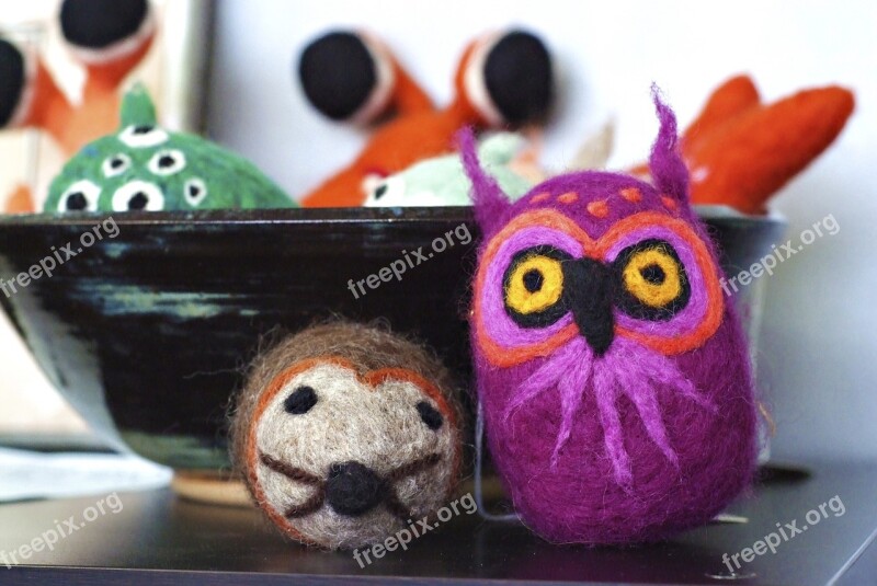 Stuffed Owl Craft Animals Yarn Animals Sewing Crafts