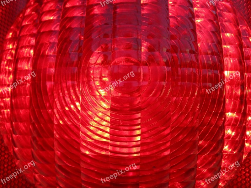 Warning Light Red Site Warning Lamp Construction Work