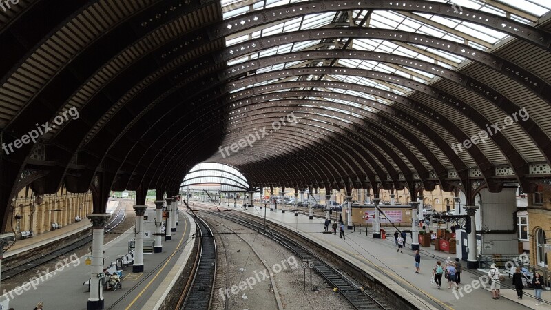 Train Station York Station Transportation Transport