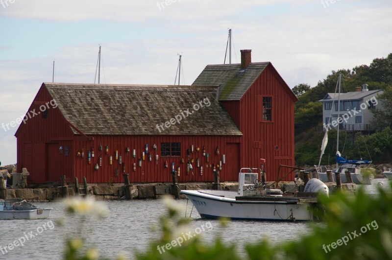 Fisherman's House Sea Port Fishing Usa