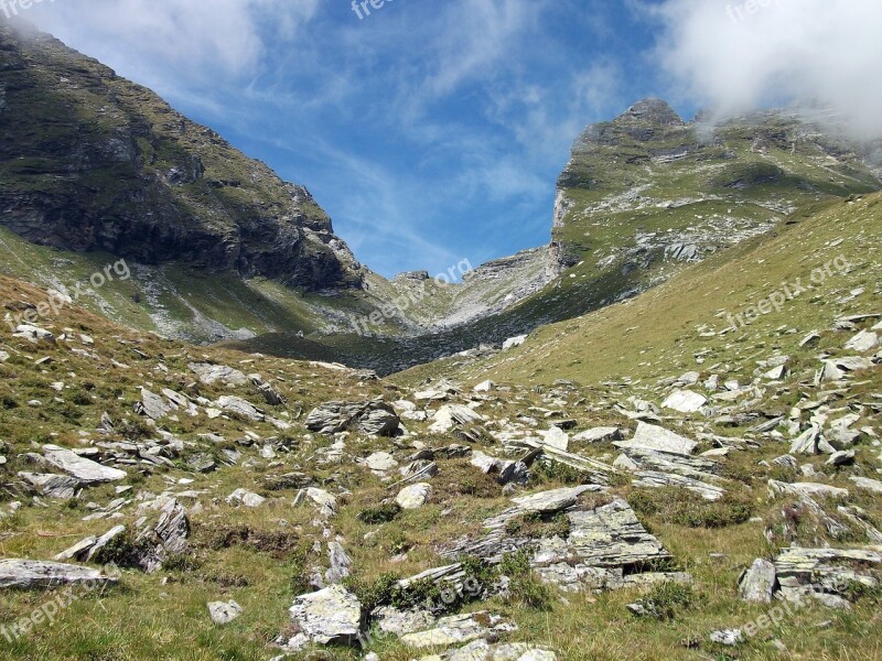 Mountains Alpine Imposing Landscape Nature