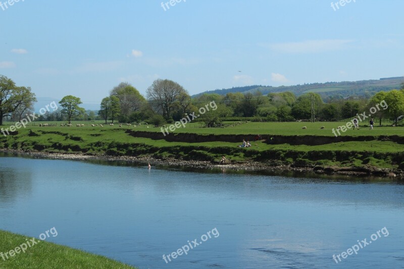 River Lune Lancashire Water Nature