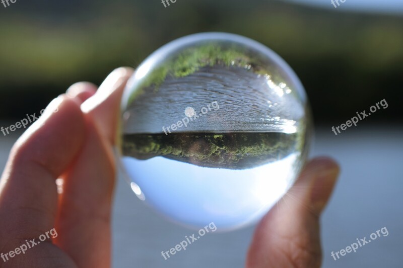 Glass Ball Spring Summer Main Blue Sky