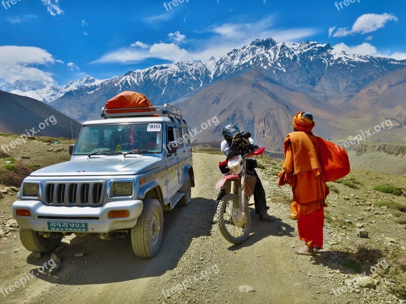 Nepal Photographer A Man Lens Camera