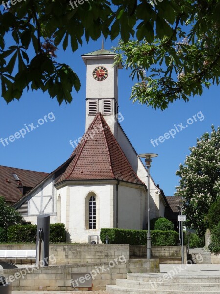 Village Church Altbach Neckar Chapel Of St Ulrich Chapel