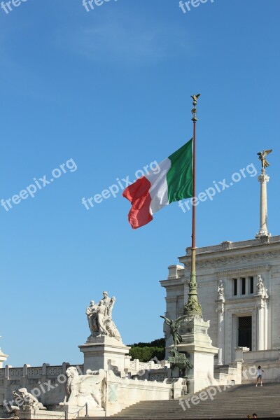 Rome Altare Della Patria Italy Monument Architecture