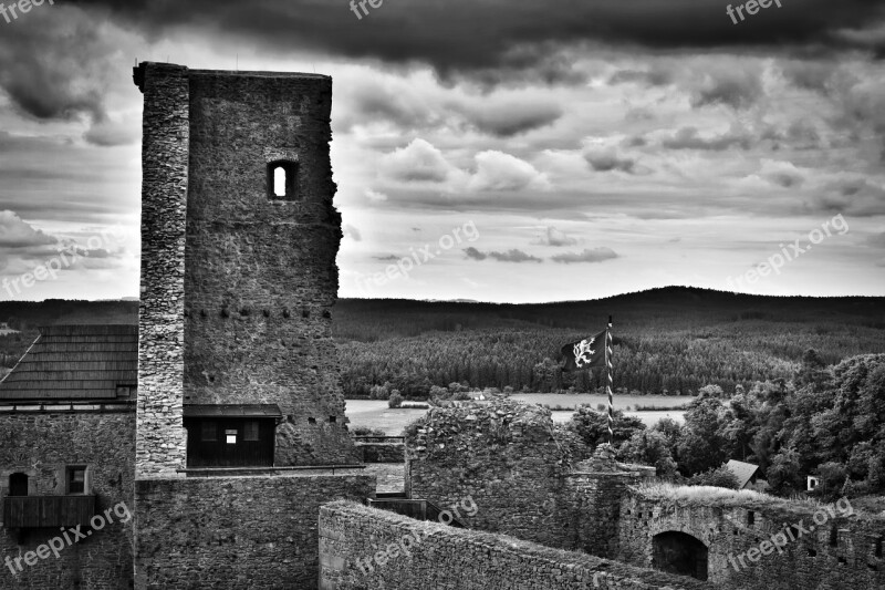 Castle Castle Lipnice Lipnice Heaven Clouds