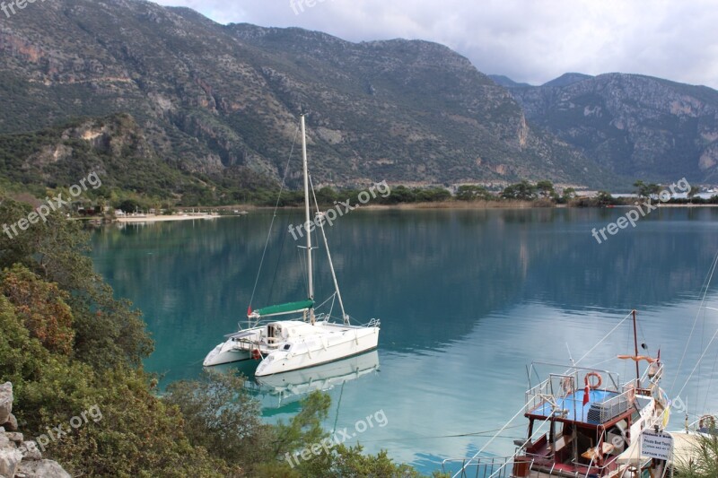 Boat Oludeniz Blue Fethiye Beach