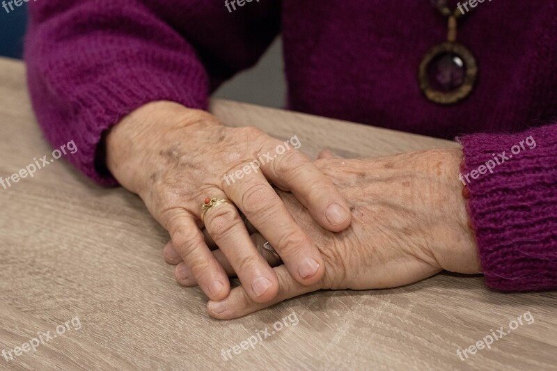 Hand Woman Adult Hands Elderly